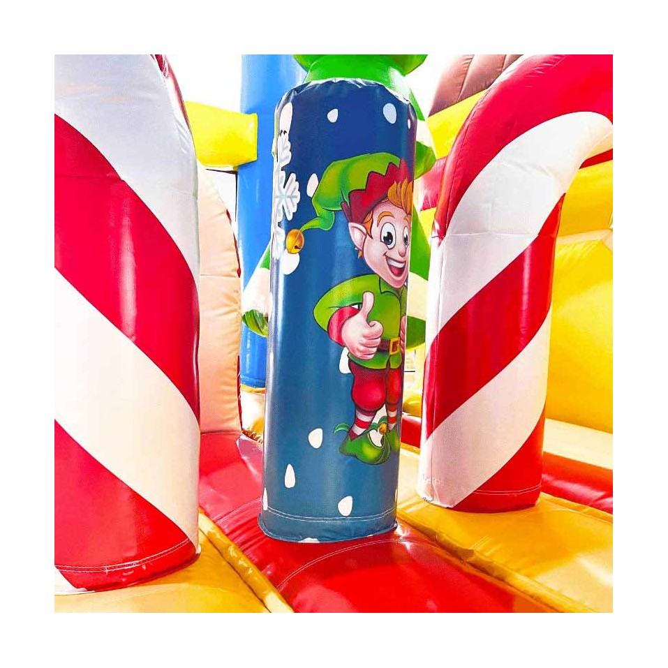 Christmas Reindeer Inflatable Obstacle Course 6M - 23080 - 5-cover