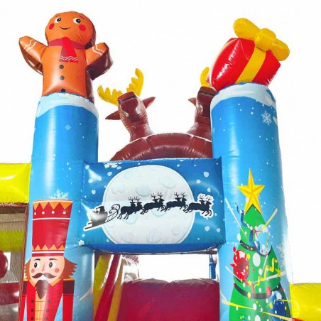 Christmas Reindeer Inflatable Obstacle Course 6M - 23081 - 4-cover
