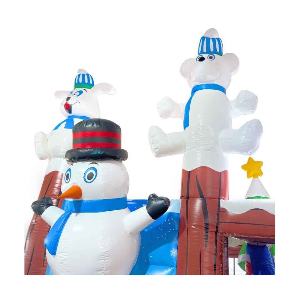 Christmas Inflatable Obstacle Course - 23156 - 2-cover Christmas Inflatable Obstacle Course - 23156 - 2-cover