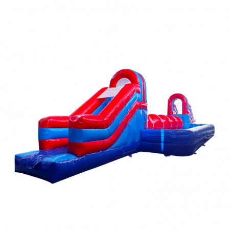Red Inflatable Wipeout Obstacle Course - 23563 - 2-cover