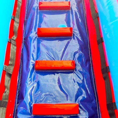 Red Inflatable Wipeout Obstacle Course - 23566 - 4-cover