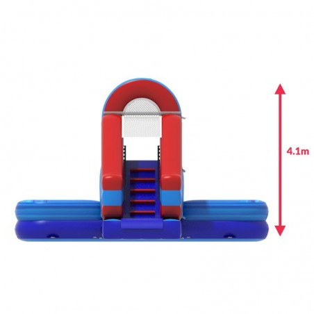 Red Inflatable Wipeout Obstacle Course - 23571 - 9-cover