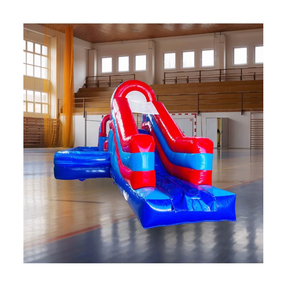 Red Inflatable Wipeout Obstacle Course - 23572 - 10-cover