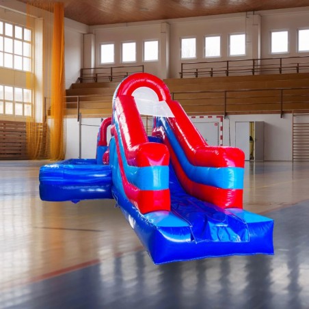 Red Inflatable Wipeout Obstacle Course - 23572 - 10-cover