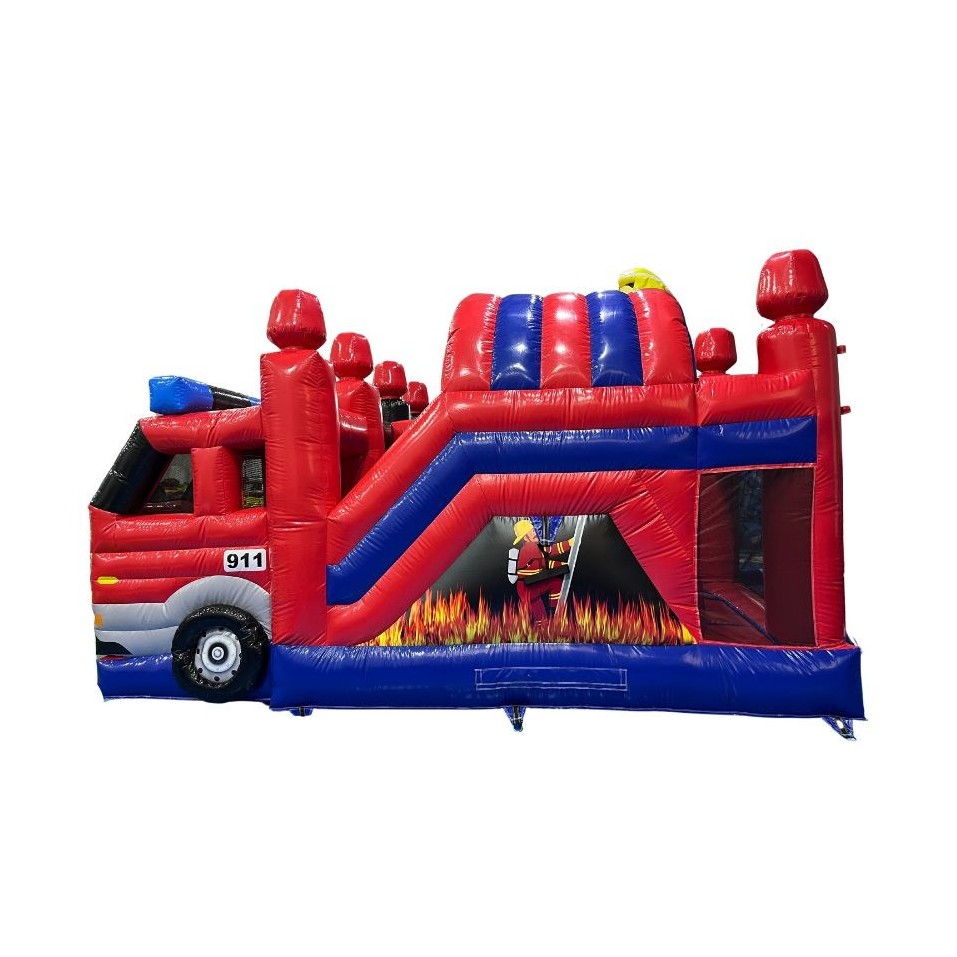 Fireman Bouncy Castle - 25813 - 3-cover Fireman Bouncy Castle - 25813 - 3-cover