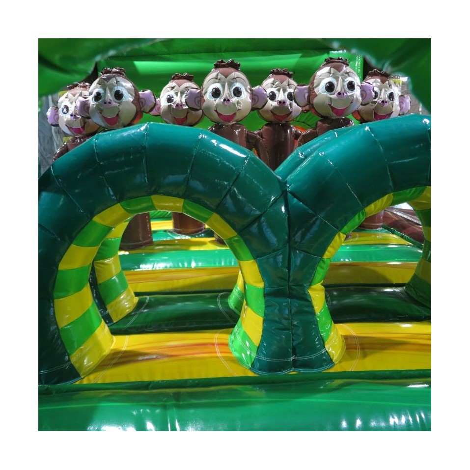 Inflatable Obstacle Course Gorilla King 12M - 26232 - 7-cover