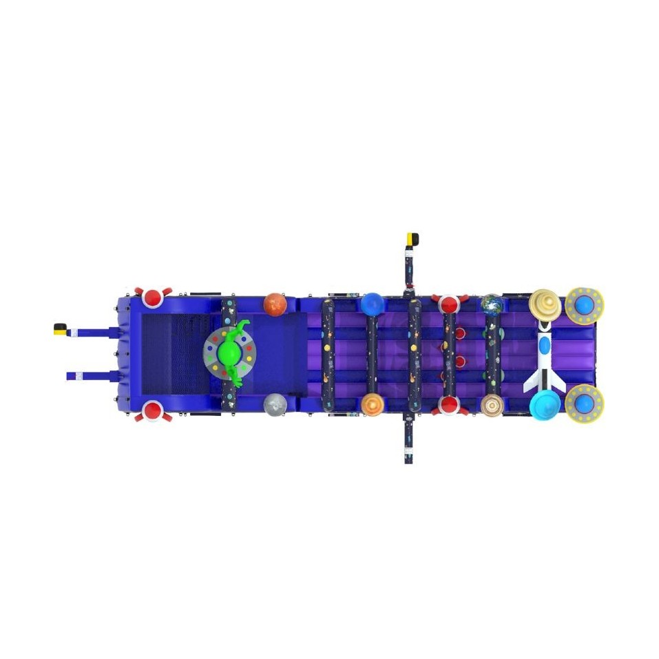 Galaxy Inflatable Obstacle Course 16M - 26640 - 2-cover Galaxy Inflatable Obstacle Course 16M - 26640 - 2-cover