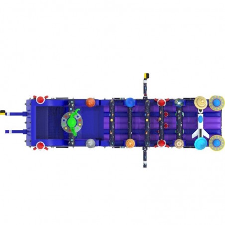 Galaxy Inflatable Obstacle Course 16M - 26640 - 2-cover
