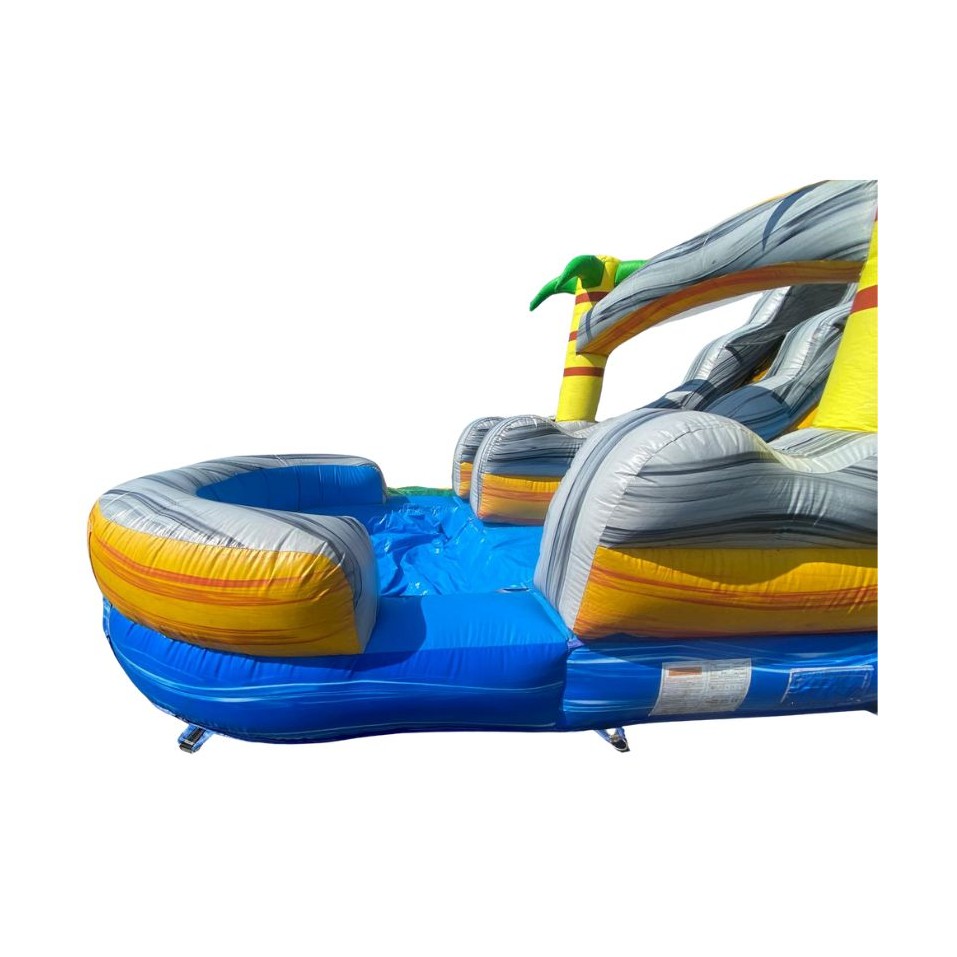 Tropical Wave Inflatable Water Slide - 26695 - 6-cover Tropical Wave Inflatable Water Slide - 26695 - 6-cover