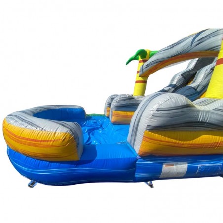 Tropical Wave Inflatable Water Slide - 26695 - 6-cover