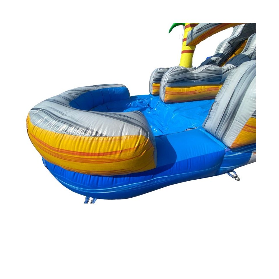 Tropical Wave Inflatable Water Slide - 26708 - 15-cover Tropical Wave Inflatable Water Slide - 26708 - 15-cover