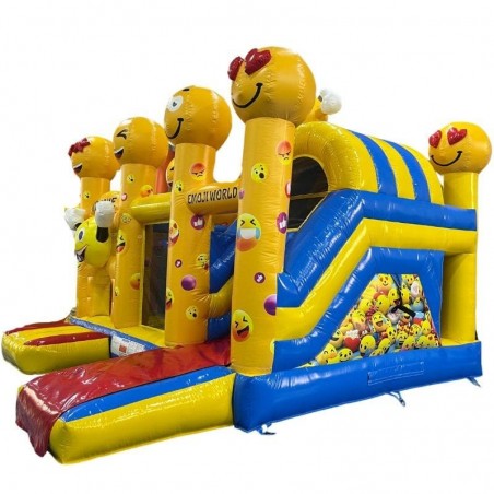 Emoji Bounce Castle – Multi-Activity Inflatable - 27050 - 2-cover