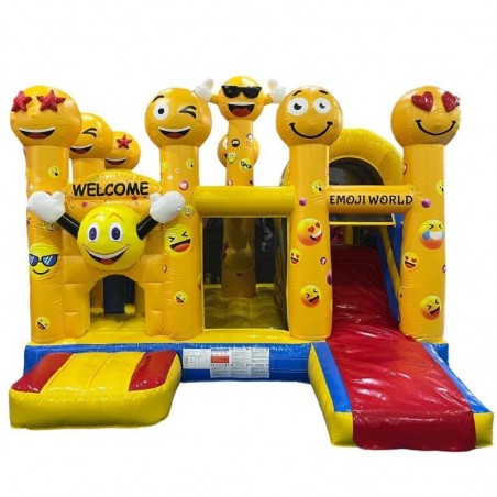Emoji Bounce Castle – Multi-Activity Inflatable - 672-cover