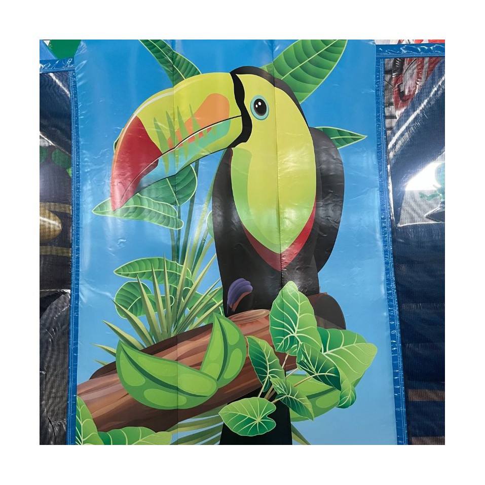 Tropical Inflatable Obstacle Course 16 m - 27140 - 6-cover Tropical Inflatable Obstacle Course 16 m - 27140 - 6-cover