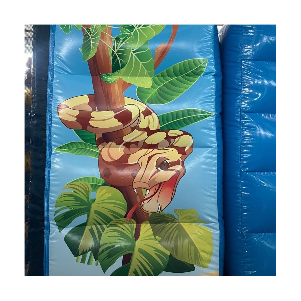 Tropical Inflatable Obstacle Course 16 m - 27141 - 5-cover Tropical Inflatable Obstacle Course 16 m - 27141 - 5-cover