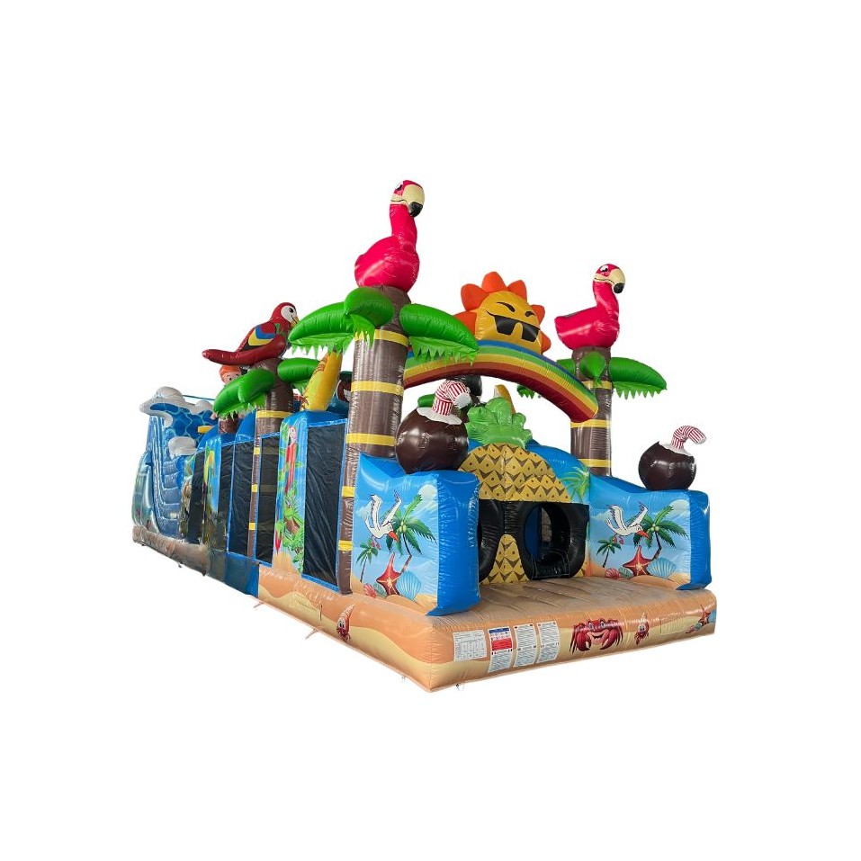Tropical Inflatable Obstacle Course 16 m-cover Tropical Inflatable Obstacle Course 16 m - 679-cover