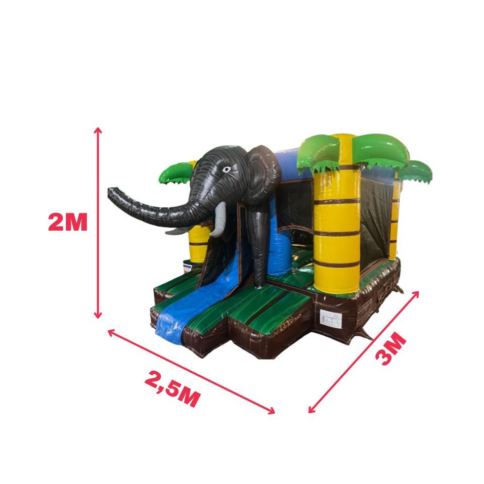 Jungle Bouncy Castle - 27174 - 1-cover