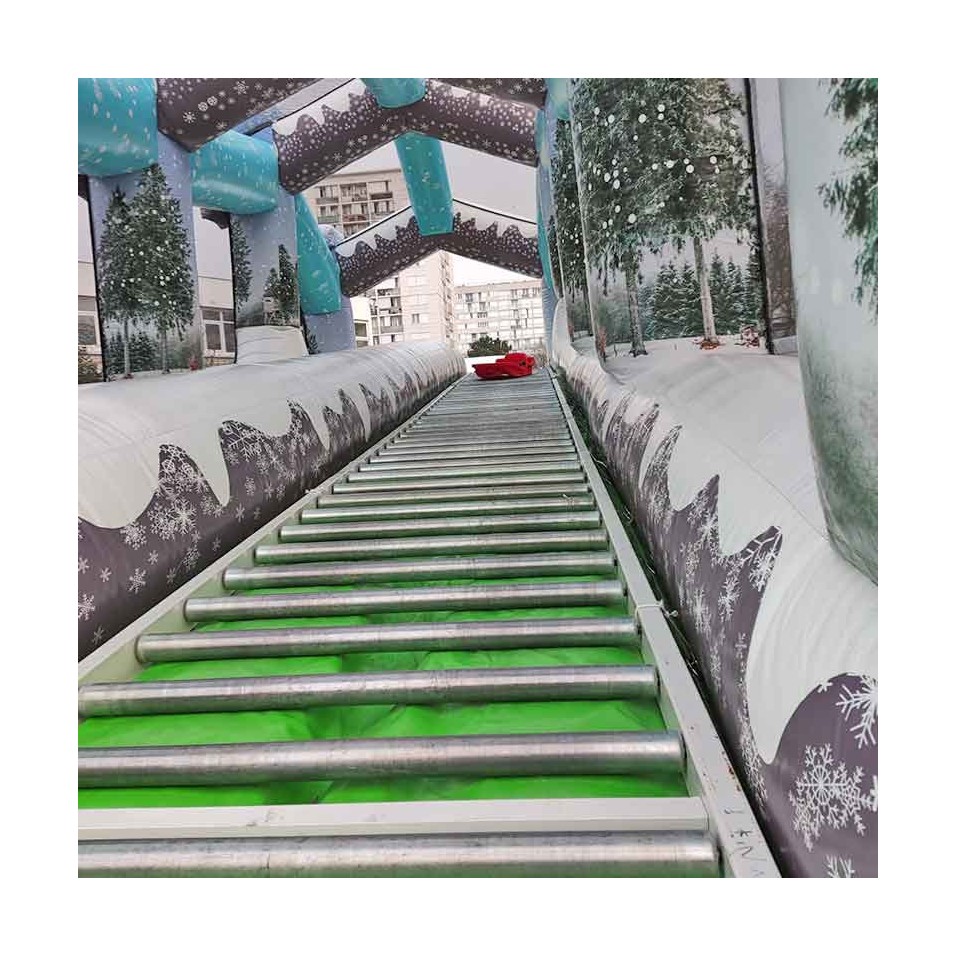 Inflatable Snow Sledding Single Lane - 27269 - 12-cover