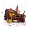 Brown Pirate Ship Inflatable Slide - 27286 - 1-thumbs Brown Pirate Ship Inflatable Slide - 27286 - 1-thumbs