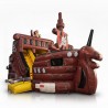 Brown Pirate Ship Inflatable Slide - 27287 - 2-thumbs Brown Pirate Ship Inflatable Slide - 27287 - 2-thumbs