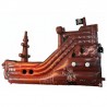 Brown Pirate Ship Inflatable Slide - 27288 - 3-thumbs Brown Pirate Ship Inflatable Slide - 27288 - 3-thumbs