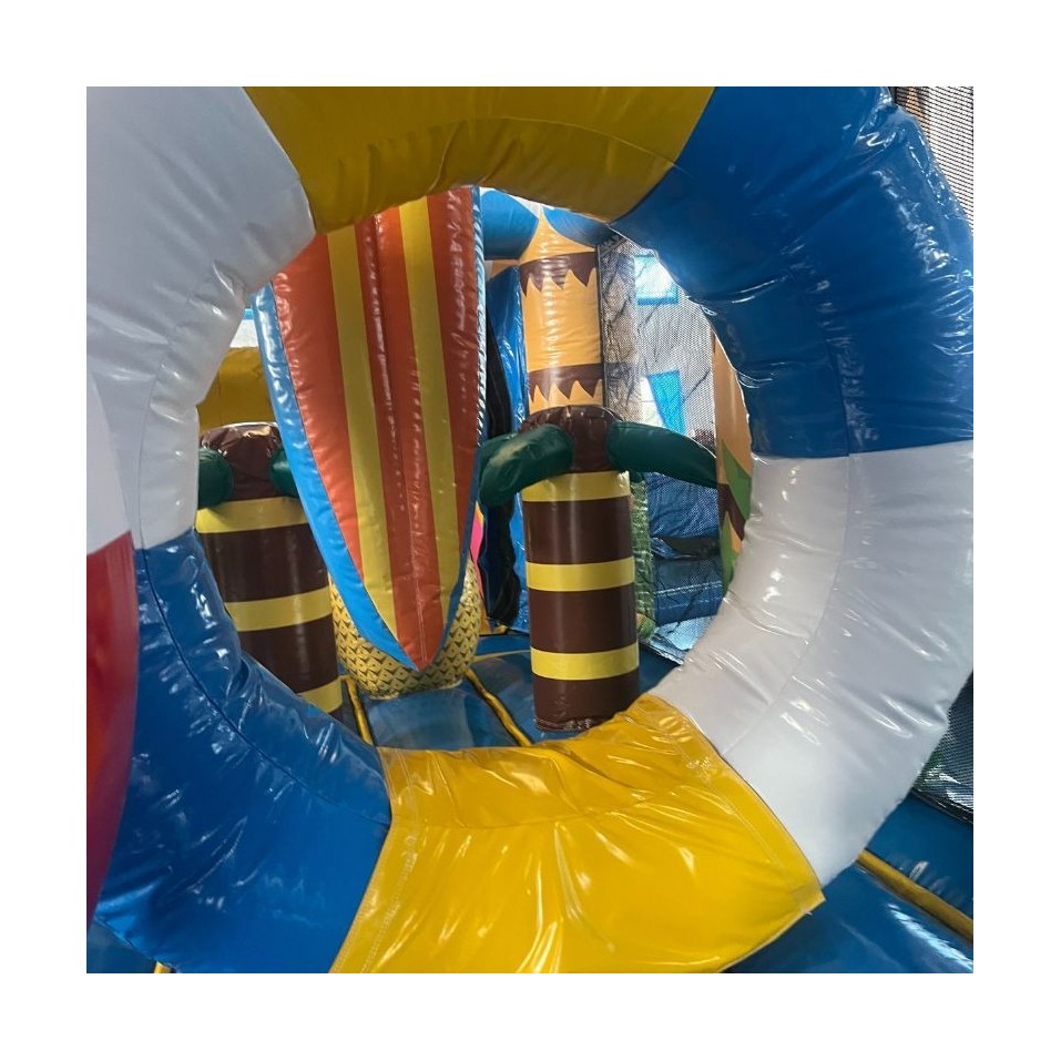 Tropical Inflatable Obstacle Course 12M - 27415 - 18-cover