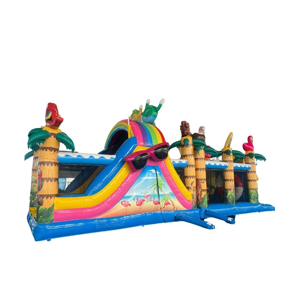 Tropical Inflatable Obstacle Course 12M - 27422 - 1-cover
