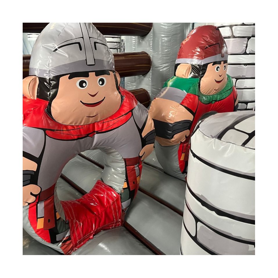 Medieval Inflatable Obstacle Course 16M - 27437 - 4-cover