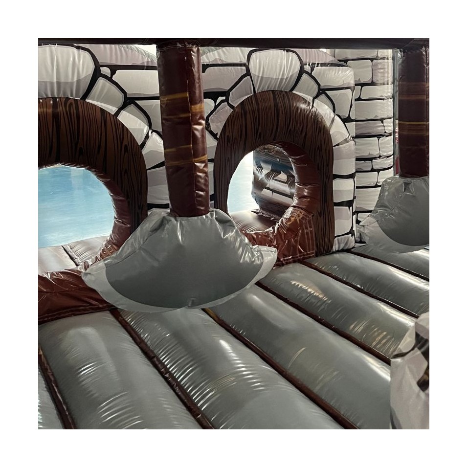 Medieval Inflatable Obstacle Course 16M - 27438 - 5-cover
