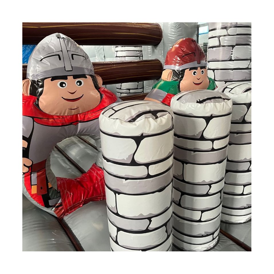 Medieval Inflatable Obstacle Course 16M - 27444 - 11-cover