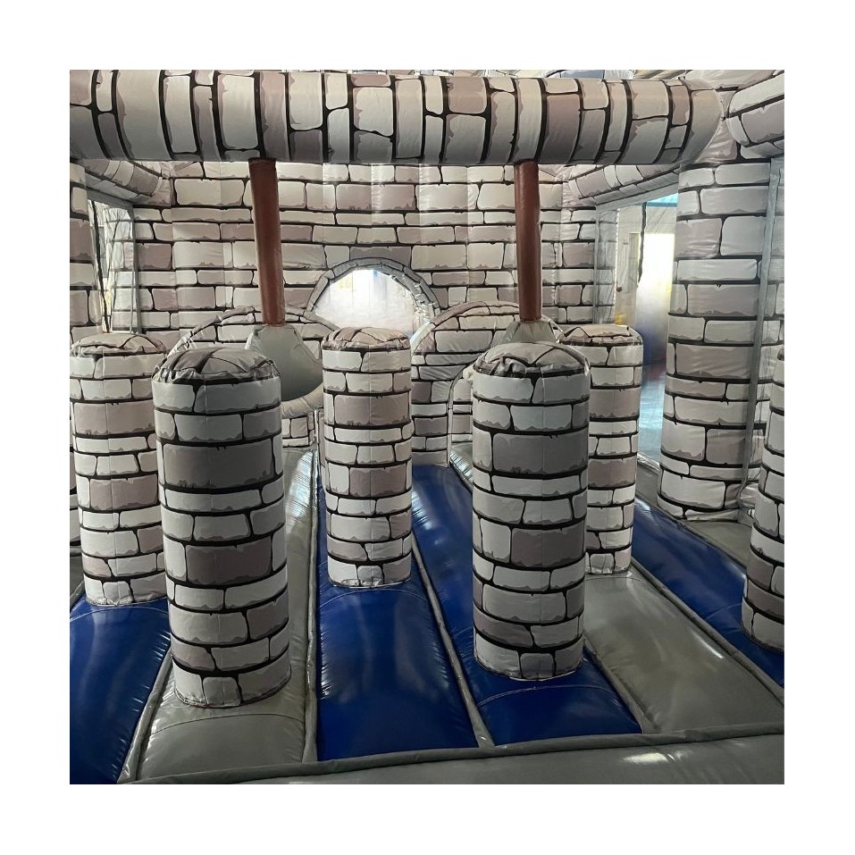 Medieval Inflatable Obstacle Course 12M - 27485 - 12-cover