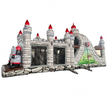 Medieval Inflatable Obstacle Course 12M - 27511 - 3-cover