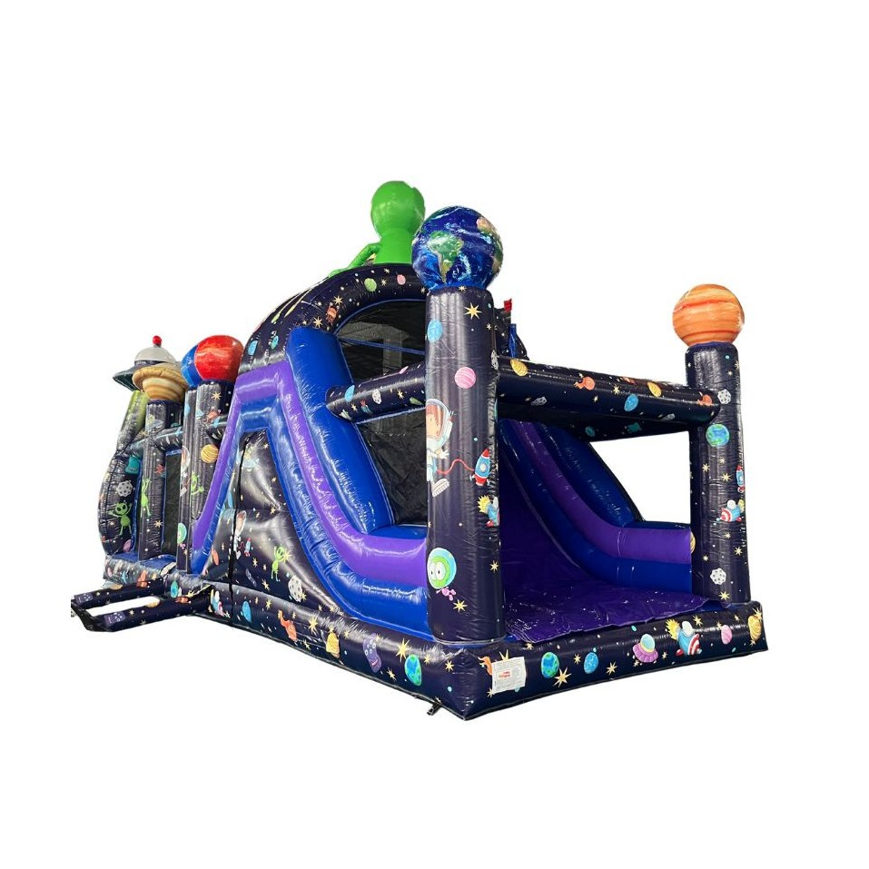 Inflatable Obstacle Course Galaxy 12M - 27679 - 2-cover