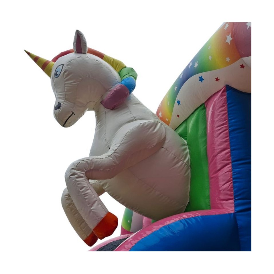 Second-hand Unicorn Inflatable Slide Bouncy Castle - 28115 - 5-cover