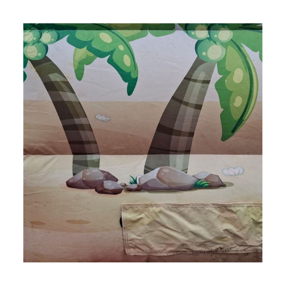 Second-hand Double Splash Beach Pool Slide - 28152 - 9-cover