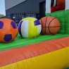 Second-hand Red Wipeout Football Inflatable Obstacle Course - 28392 - 8-thumbs