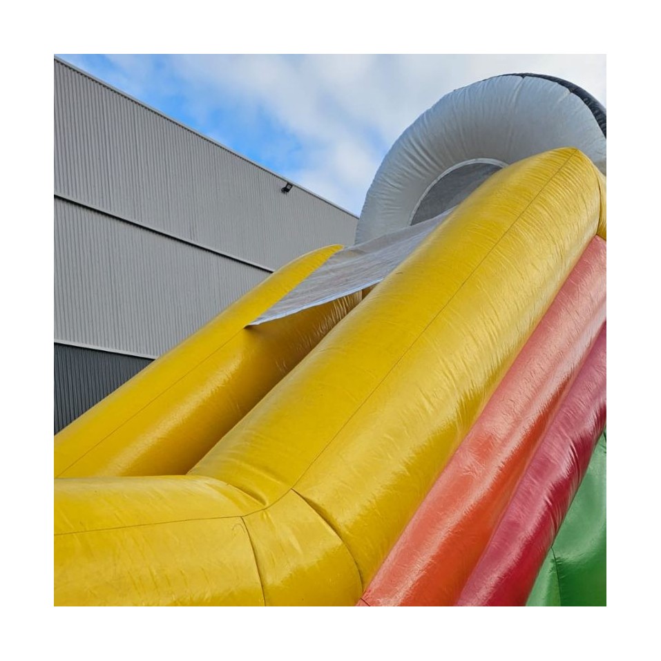 Second-hand Red Wipeout Football Inflatable Obstacle Course - 28397 - 10-cover