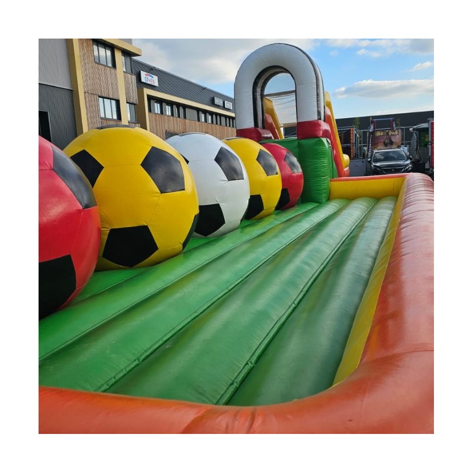 Second-hand Red Wipeout Football Inflatable Obstacle Course - 28399 - 1-cover