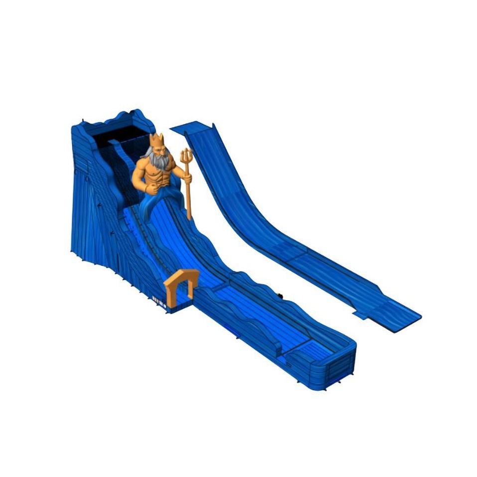 Giant Inflatable Water Slide Poseidon (Ocean Theme) - 28473 - 1-cover