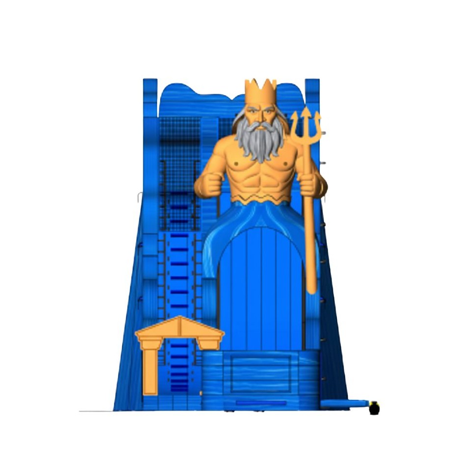 Giant Inflatable Water Slide Poseidon (Ocean Theme) - 28475 - 2-cover