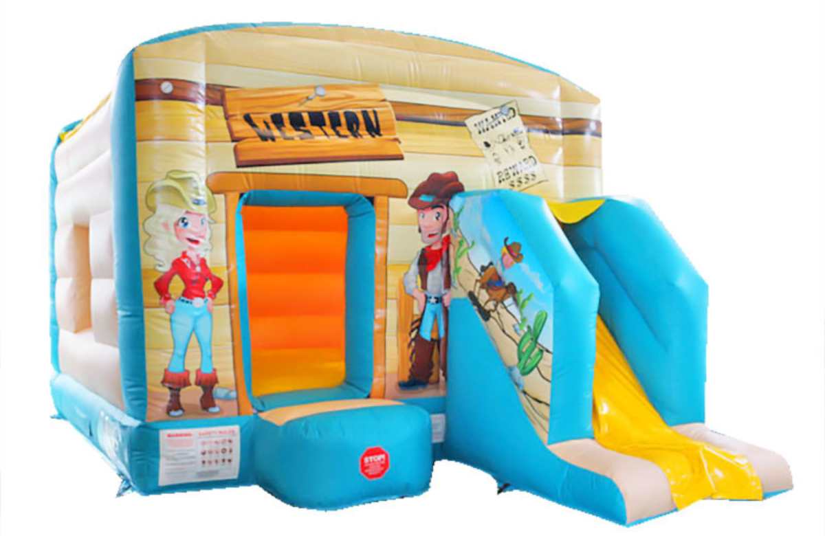 An original bouncy castle for long hours of play