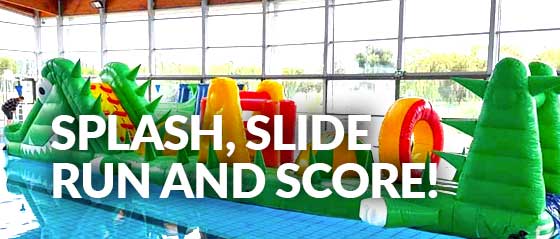 Splash, Slide run and score!