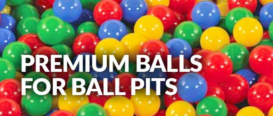 Premium balls for ball pits