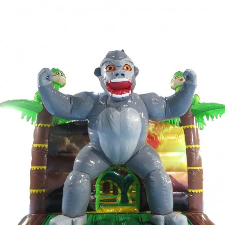 Pista de obstáculos inflable Gorilla King de 12 m - 26215 - 11-cover