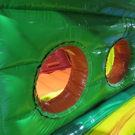 Pista de obstáculos inflable Gorilla King de 12 m - 26216 - 17-cover