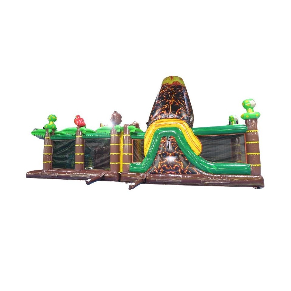 Pista de obstáculos inflable Gorilla King de 12 m - 26223 - 6-cover