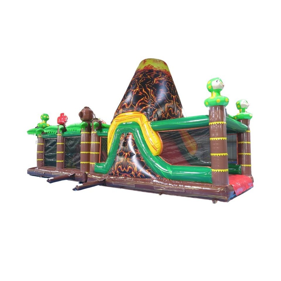 Pista de obstáculos inflable Gorilla King de 12 m - 26228 - 3-cover