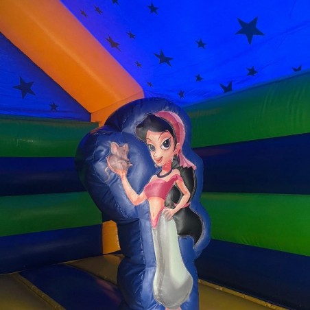 Castillo Hinchable Aladino & Las Mil y Una Noches Multi Actividad - 27655 - 5-cover