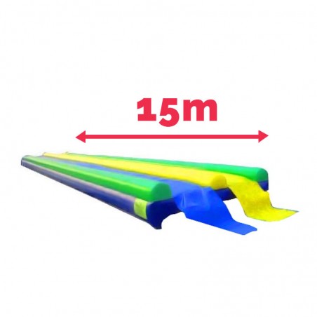 Scivolo d'Acqua Doppio 15 m senza Vasca - 287-cover
