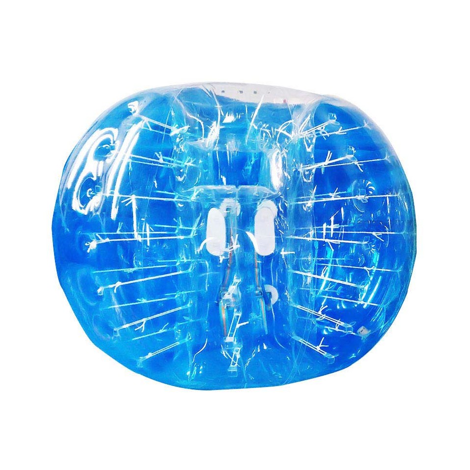 Bubble Football Adulto TPU con Finestra Bicolore Blu - 345-cover